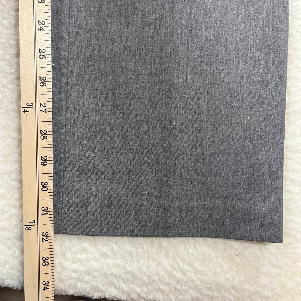 Ann Taylor Loft Trouser Womens 8 Gray Zoe Flare Leg Business Casual 332687 - Picture 2 of 12